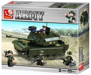 Sluban Stridsvogn M38-B6500 Army Byggeklosser (1 stk.)