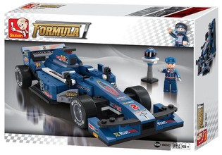 Sluban F1 Racerbil Blå M38-B0353 (1 stk.)