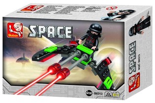 Sluban Space Fighter M38-B0313 Romjager (1 stk.)