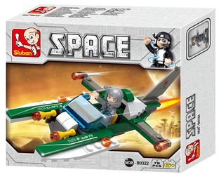 Sluban Space Aircraft M38-B0322 Romfly (1 stk.)