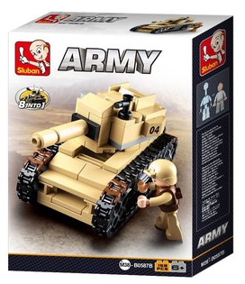 Sluban Army 8-i-1 Stridsvogn M38-B0587B (1 stk.)