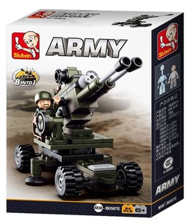 Sluban 8-i-1 Artilleri M38-B0587E (1 stk.)