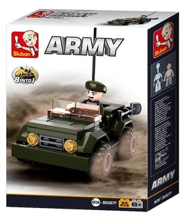 Sluban 8-i-1 Jeep M38-B0587F (1 stk.)