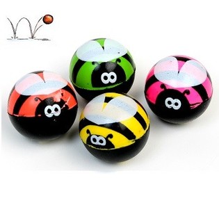 Spretteballer med Bie-motiv - &Oslash; 3 cm (48 stk.)