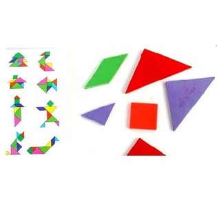 TANGRAM-PUSLESPILL (48 stk.)