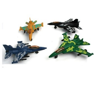 TØFT CAMOUFLAGE PULL BACK F-16 FLY (48 stk.)