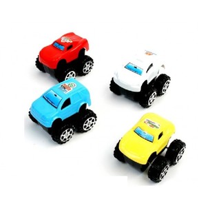 4x4 MONSTER TRUCK Pull Back-biler (24 stk.)