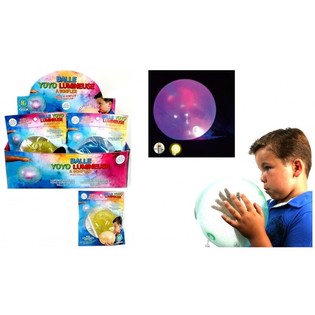 YOYO-BALLONG MED LED-LYS I DISPLAY (12 stk.)