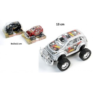 Friksjonsdrevne 4x4-biler p&aring; Blister (12 stk.)