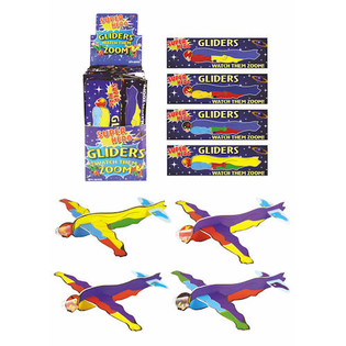KASTEFLY FIGHTER GLIDERS &ndash; MODELL: SUPERHELTER I DISPLAY (48 stk.)