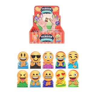 Fingerfigurer &ndash; Modell: Smiley (96 stk.)