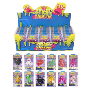 KLEBRIGE SKUMLE FIGURER I DISPLAY (60 stk.)