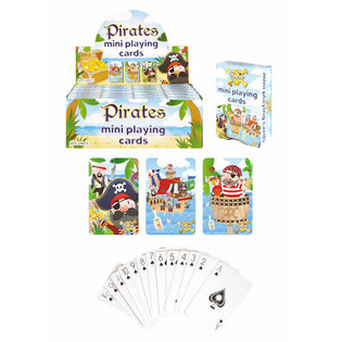 MINI SPILLEKORT – MODELL: PIRATER I DISPLAY (24 stk.)