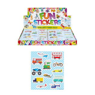 FUN STICKERS &ndash; MODELL: KJ&Oslash;RET&Oslash;Y (120 stk.)