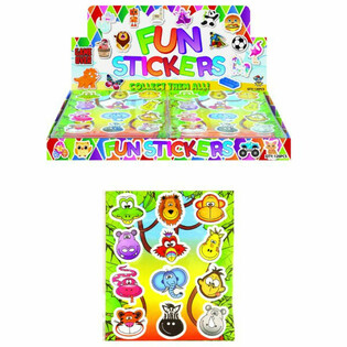 FUN STICKERS &ndash; MODELL: JUNGELDYR (120 stk.)