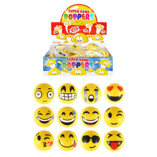SMILEY PLOPPERS I DISPLAY (48 stk.)