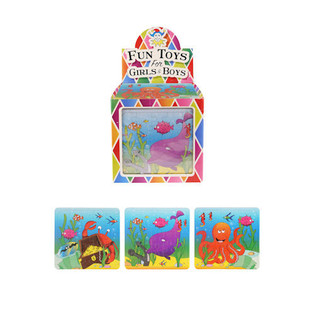 PUSLESPILL &ndash; SEA LIFE, 13 x 12 cm, I DISPLAY (108 stk.)