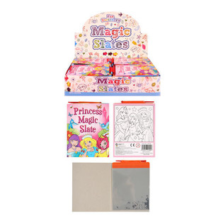 Magiske Tegnebrettb&oslash;ker &ndash; Modell: Prinsesse i Display (144 stk.)