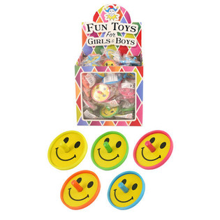 Smiley Snurrebasser i Display (60 stk)