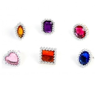 MIX BLING BLING-RINGER TIL BARN (48 stk)