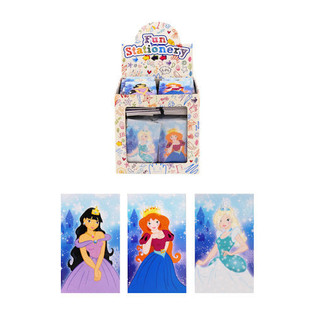 NOTATBLOKK &ndash; MODELL: PRINSESSER I DISPLAY (168 stk.)