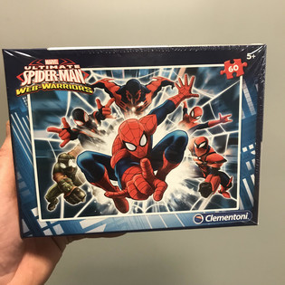 MARVEL &ndash; SPIDERMAN-PUSLESPILL, 60 Biter (4 stk.)