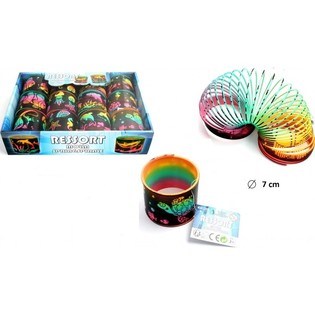 Store Slinky Sj&oslash;dyr &Oslash;7cm i Display (12 stk.)