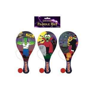 HALLOWEEN - PADDLE BAT BALLSPILL MED ELASTIKK (24 stk.)