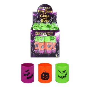 MINI HALLOWEEN-SPIRALER &Oslash;3 CM I DISPLAY (72 stk.)