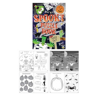 HALLOWEEN PUSSELBOK (48 stk.)