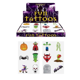 MORSOMME TATTOOER &ndash; HALLOWEEN-MODELL (96 stk.)