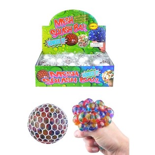 SQUISHY-BALL &ndash; FLERFARGET (12 stk.)