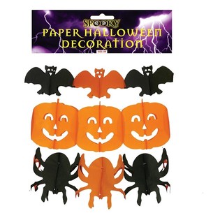 Mix Halloween Dekorasjonsguirlandere &ndash; 300 cm lange (6 stk.)