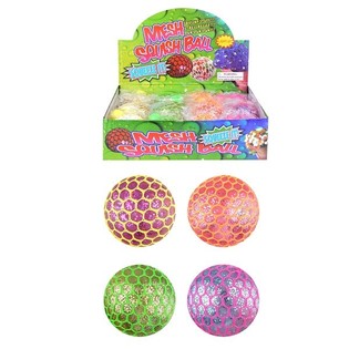 LYSENDE SQUISHY-BALL &ndash; STERKE FARGER (12 stk.)