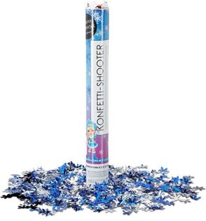 Konfettikanon - Sn&oslash;fnugg - 40 cm - Partyshooter (10 stk.)
