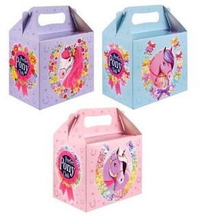 Barnemenyboks – Ponnier – 14 x 9,5 x 18 cm (6 stk.)