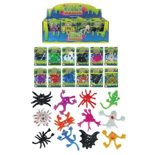 STORE KLEBRIGE SKUMLE FIGURER I DISPLAY (48 stk.)