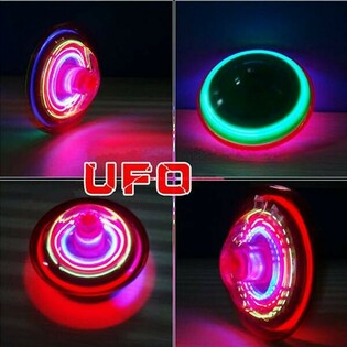 Lysende LED UFO-snurrebasser (48 stk.)