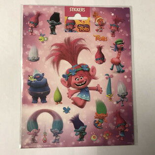 STORE TROLLS KLISTREMERKEARK, 20x16 cm (10 stk.)