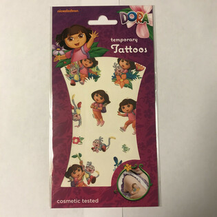TATTO-KLISTERMERKER SETT: DORA, 20 x 10 cm (10 stk.)