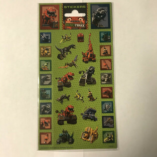 Klistremerker DINOTRUX - 20 x 10 cm (10 stk.)
