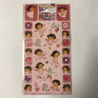 KLISTREMERKER: DORA, M&aring;l 20 x 10 cm (10 stk.)