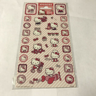 KLISTERMERKER HELLO KITTY - 20 x 10 cm (10 stk.)