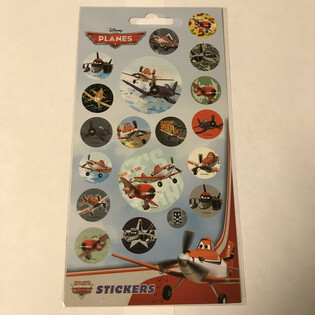 KLISTREMERKEARK: DISNEY PLANES, M&aring;l 20 x 10 cm (10 stk.)