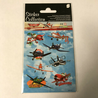 Disney Planes Klistremerkeark 16 x 9 cm (10 stk.)