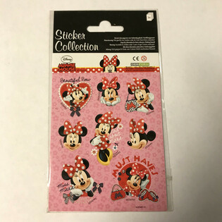 Disney Minni Mus Klistremerker - 16 x 9 cm (10 sett)