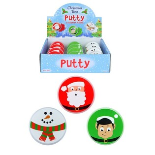 Jule-Slime Putty i Display (12 stk.)