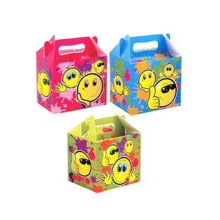 Menyboks SMILEY til Barnemeny &ndash; 14 x 9,5 x 18 cm (12 stk.)