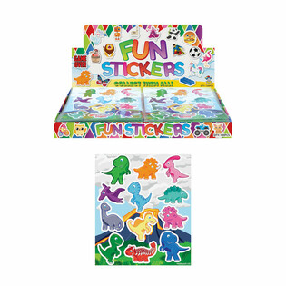 FUN STICKERS &ndash; MODELL: DINOSAUR (120 stk.)