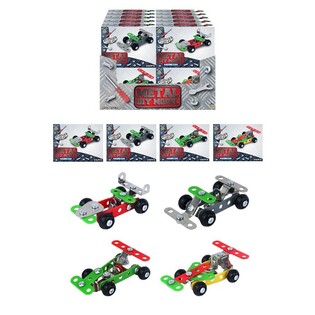 BYGG DIN EGEN METALLRACERBIL &ndash; I DISPLAY (24 stk.)